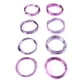thumbnail image 5 of rollos de alambre de aluminio para manualidades, 0,6 a 3 mm, para joyería, color morado, 5 of 5