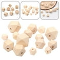 thumbnail image 2 of SPRING 50/100PCS Bulk Wooden Craft Beads for DIY Crafts Handmade 50PCS, 2 of 6