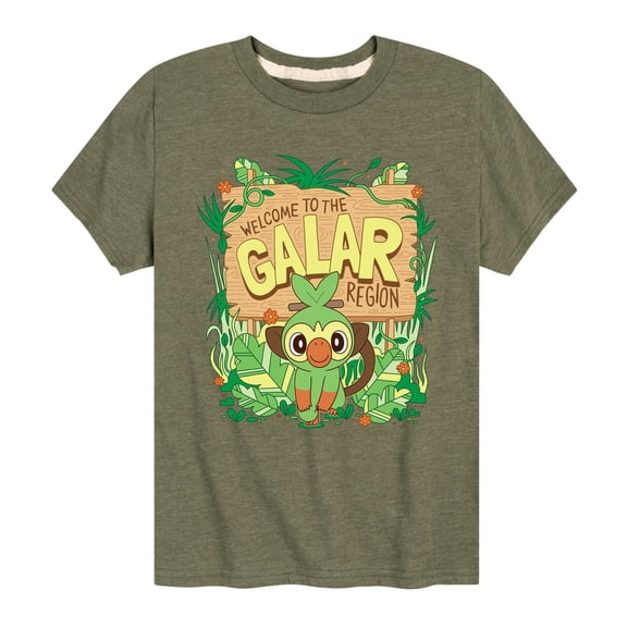 Pokémon - Grookey Galar - Toddler And Youth Short Sleeve Graphic T-Shirt