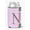 Multicolor, variant on Letter N Initial Monogram - Blue Stripes Can or Bottle Hugger