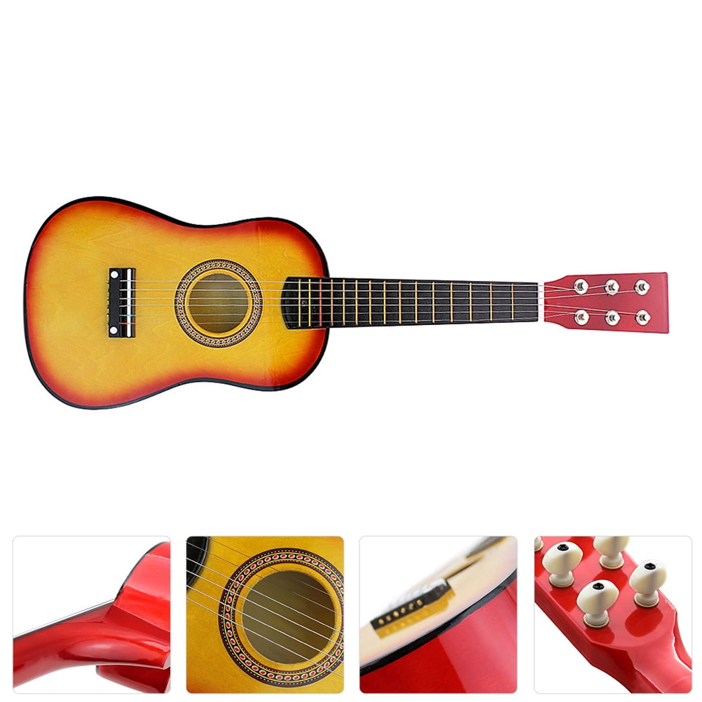 Eease 23" Acoustic Guitar for Kids Beginners, Mahogany Mini 6-String Hawaii Guitar