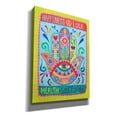 thumbnail image 2 of Epic Graffiti 'Hamsa of Happiness' by Hello Angel, Giclee Canvas Wall Art, 40"x54", 2 of 2