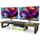 thumbnail image 1 of Soporte de monitor WESTREE Dual de madera y acero para 2 monitores, 1 of 6