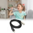 thumbnail image 1 of Converter Cable, Connector Cords Adapter USB Male To XLR Female  For Microphones Recording, 1 of 8