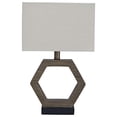 thumbnail image 2 of Ashley Furniture Marilu Poly Table Lamp in Gray and Brown, 2 of 4