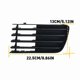 thumbnail image 3 of Fog Light Cover with Outer Grilles for 2004-2009 Hybrid Vehicle Front Bumper Left+Right, 3 of 5