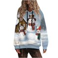thumbnail image 2 of Jsaierl Christmas Hoodies for Women Plus Size Christmas Graphic Sweatshirt Loose Fit Pullover Sweater Tops Round Neck Tunic Long Sleeve Shirts Christmas Clothes, 2 of 9