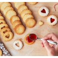 thumbnail image 5 of Naler Pack of 8  Mini Linzer Cookie Cutter Set Biscuit Cutters for Christmas Winter Party Holiday, 5 of 7