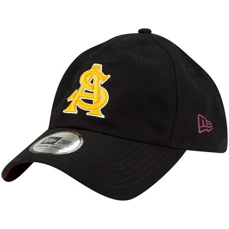 Men's New Era Black Arizona State Sun Devils Campus Casual Classic Adjustable Hat - OSFA