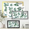 thumbnail image 4 of Designart 'Eucalyptus Leaves In Dark Green ' Traditional Framed Art Print, 4 of 4
