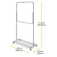 thumbnail image 7 of Whitmor Convertible Garment Rack - White, 7 of 7