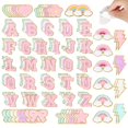 thumbnail image 1 of Chenille Patches NICEVINYL, 152 unidades, pegatinas con letras universitarias, 1 of 7
