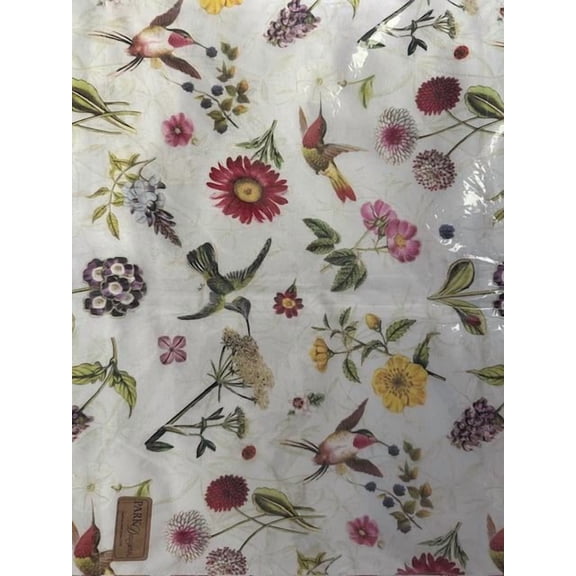 Table Place Mats Floral 100% Cotton 13" x 19" - 1 set of 4 Placemats
