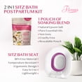 thumbnail image 2 of Fivona 2-in-1 Sitz Bath Soak Kit Over The Toilet Seat with Epsom Salt Blend with Essential Oils, 2 of 8