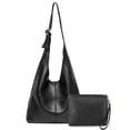 thumbnail image 1 of Bolso Hobo Montana West MWC2-122BK de piel vegana ultrasuave, 1 of 7