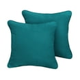 thumbnail image 5 of Sunbrella  Spectrum Peacock Corded Indoor/ Outdoor Pillow Set (Set of 2) 18 in x 18 in, 5 of 5