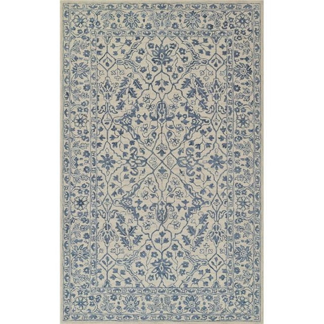 Momeni LEIDELEI-5IVY5080 Tapis Rectangle de 5 x 8 Pi&44; Ivoire