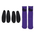 thumbnail image 1 of 2 Pares Plantillas de Patines Atléticas a Prueba de Choques Golpes + 1 Par Calcetines Deportivos de Tobillo Cálidos Antideslizantes para Morado m kusrkot Niños Roller Skate Plantillas, 1 of 8