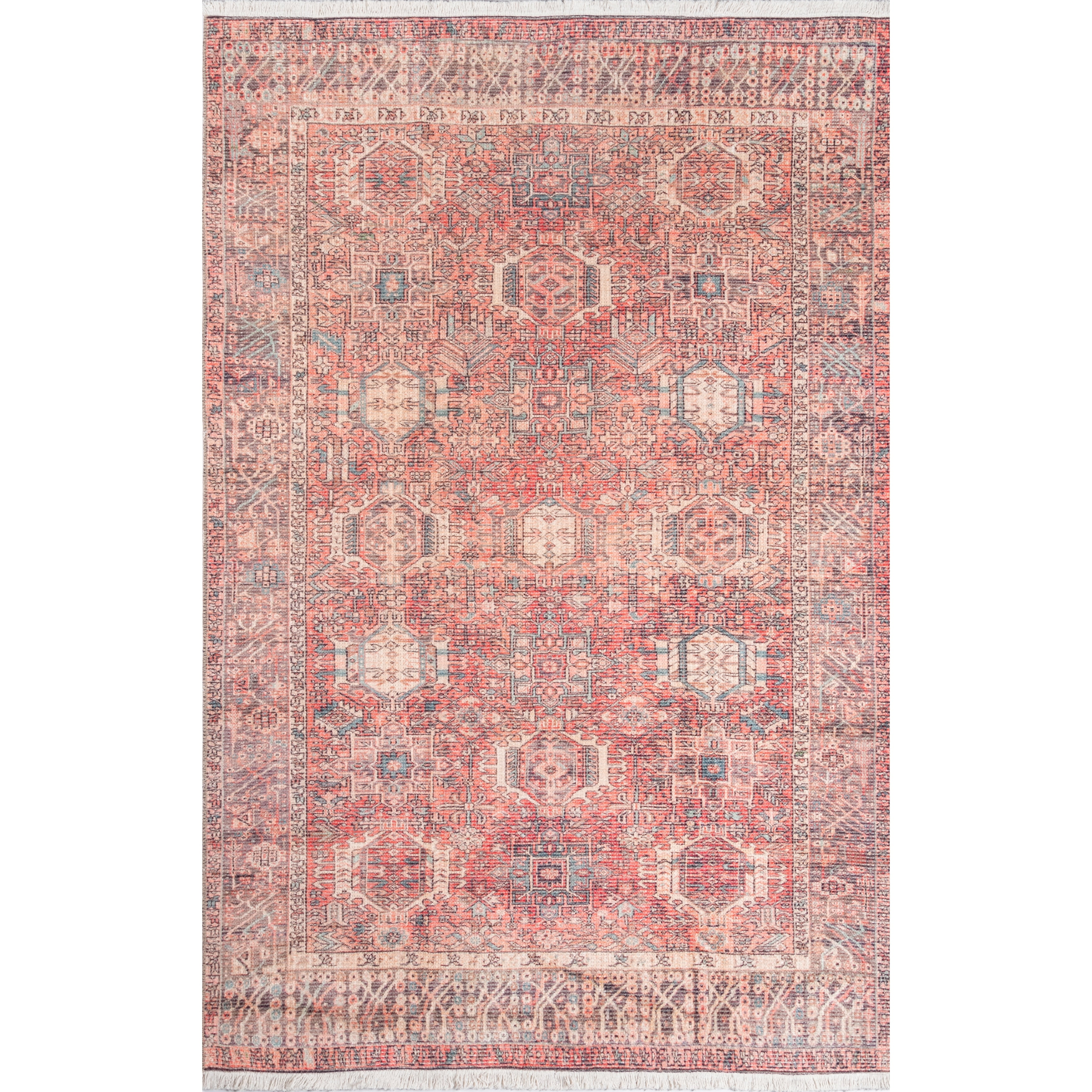 Momeni Helena Oriental Traditional Area Rugs, Red
