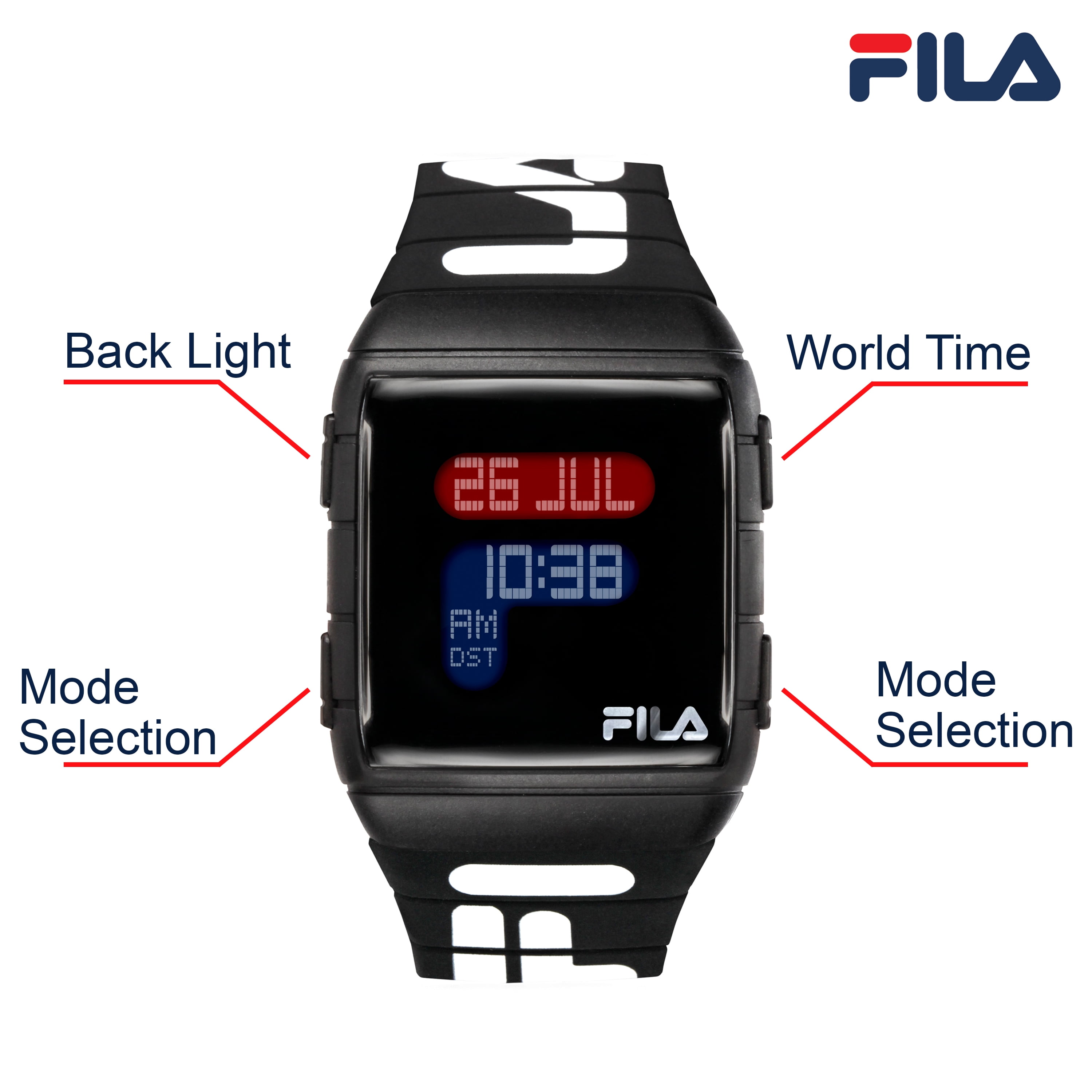 fila watch strap replacement