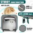 thumbnail image 2 of Pet Carrier for Large Cats 20 lbs+ / Soft Sided Small Dog Travel Carriers Top Load/Collapsible Carrier Bag for Big Cat / 2 Kittens Sturdy Transport Carriers Long Trips/Medium Cats 15 pounds, 2 of 7