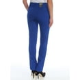 thumbnail image 2 of INC Womens Blue Skinny Wear To Work Pants 2, 2 of 2