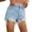 Light Blue, variant on Nestiefly Jean Shorts Womens Stretchy High Waisted Y2k Ripped Distressed Frayed Hem Jorts Pockets Casual Summer Denim Shorts Light Blue M
