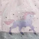 thumbnail image 5 of Vestido de verano para niñas con unicornio, vestidos sin mangas con dibujos florales para fiestas de cumpleaños, ropa de princesa para bebés, diadema, 5 of 5