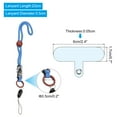 thumbnail image 2 of Unique Bargains Phone Lanyard with Lanyard Patch for All Smartphone Dark Blue 1 Pack, 2 of 5