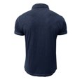 thumbnail image 4 of UVEASISHA Mens Solid Color Polos Big and Tall,Men Golf Polos Shirts Short Sleeve Quick Dry Moisture Wicking 4-Way Stretch Summer Athletic Polos Shirts,Blue M, 4 of 6