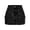 Black, variant on Teenage Girl Workwear With Pocket Flared Jeans Skirt Suitable For 13 16 Years Old.