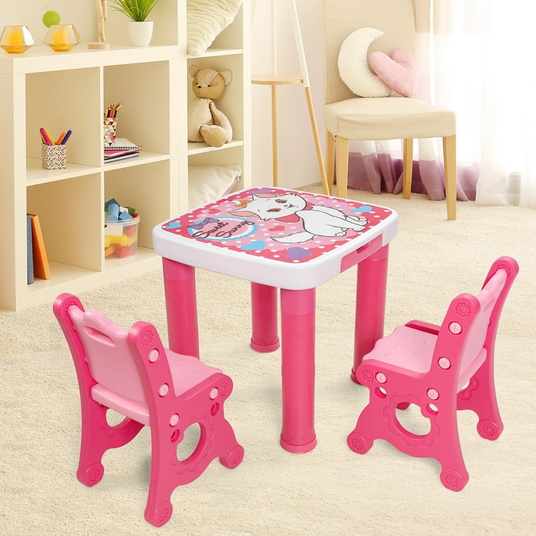 Kids Desk and Stool Set