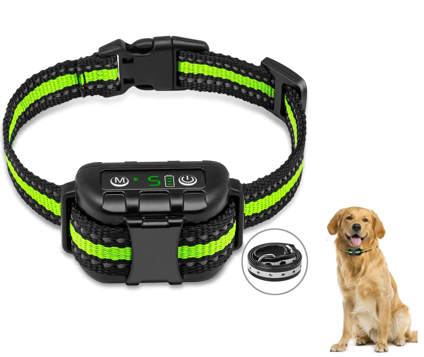 Black Fiddy Dog Training Shock Collar,Waterproof Bark Collar with Remote Control and 1000 Yard Remote for Small Medium Large Dogs,Beep Vibration and Shock 3 Training Modes 