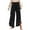 A12 Black, variant on Difdany Palazzo Pants for Women 2025 Dressy Causal High Waisted Ruffle Trim Wide Leg Pant Loose Fit Stretchy Long Lounge Pants Palcomfy Trouser