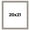Hans, variant on 20x21 Frame Grey Solid Wood Picture Frame Width 1 Inches | Interior Frame Depth 0.5 Inches |