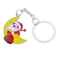 thumbnail image 4 of del Tema de Navidad Colgante de Árbol de Navidad Santa Claus Regalos para Mujeres Chicas Santa 6 CUTICAT Llaveros de Santa Claus, 4 of 8