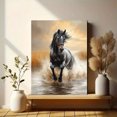 thumbnail image 6 of Qisvanset 12x16 Inch Framed Canvas Wall Art Doxology Vintage Flower Faith Baptism Gift Home Wall Art, 6 of 8