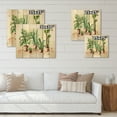 thumbnail image 4 of Designart 'Indoor Green Home House Plants in Pots I' Traditional Print on Natural Pine Wood, 4 of 5