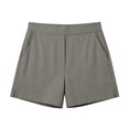 thumbnail image 5 of cocolona Womens Summer Casual Beach Shorts Elastic Waist Straight Wide Leg Vacation Lounge Shorts with Pockets, 5 of 5