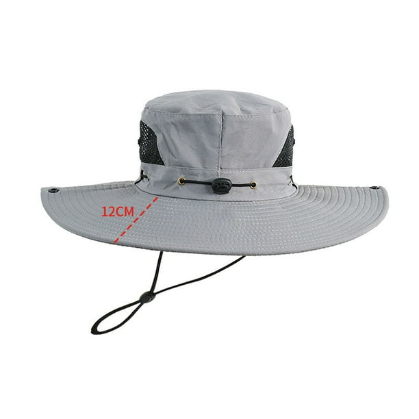 Fiudx Sombrero de Vaquero, Elegante Sombrero Extragrande de Gamuza, Transpirable, para Senderismo, Protección Solar, para Pesca, para Uso En Exterior, Regalo para Hombre y Mujer, Ligero y Cómodo, Tal