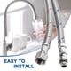 thumbnail image 4 of Uxcell 2-Pack 31 Pulgadas Conector de Manguera de Grifo, Conector de Compresión Femenino de 9/16 Pulgadas M10 Macho para Baño, 4 of 6
