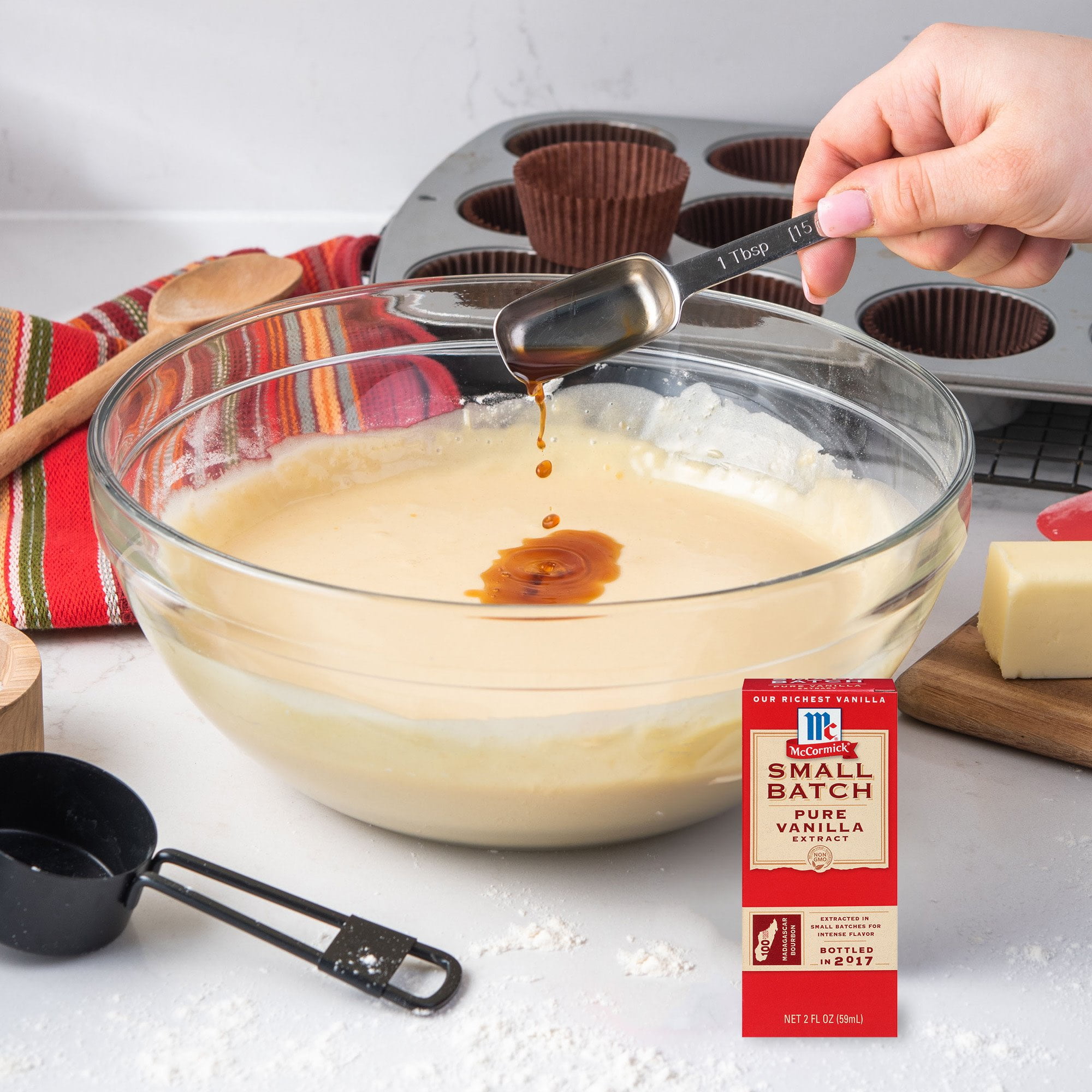 Pack Of 3 McCormick Small Batch Pure Vanilla Extract, 2 oz (Package May Vary)
