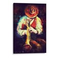 thumbnail image 1 of Cuadro decorativo - El Trompetista, Raúl Bermudez 40x60 Canvas Lab Música, 1 of 2