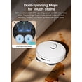 thumbnail image 2 of Lefant M3L Robot Vacuum and Mop, 12000Pa Suction, All-in-One Base Station, Anti-Tangle Brushes & Dual Spinning Mop, Self-Emptying & Refilling, LIDAR Navigation, 2 of 9