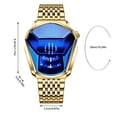 thumbnail image 3 of Dsscvnef Creative Fashion Blue LED Binary Digital Timepieces for Men Stainless Steel Silver Plated Bracelet With LED Backlight, 3 of 7