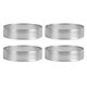 thumbnail image 2 of Paquete de 8 Anillos de Tarta de Acero Inoxidable de 2,4 Pulgadas, Anillo de Mousse de Pastel Perforado, 2 of 8