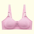 thumbnail image 4 of LNGOOR Full Coverage Bras For Women Snap Sleep Bra Comfor Sports Bras For Women Nursing Sleep Bras For Breastfeeding Maternity Comfy Bralette Everyday Bras Wireless Button Down Bra Minimi, 4 of 4