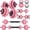 535358816, variant on Versatile Adjustable Pink Vinyl Dumbbell Weight Set With Connecting Bar And Kettlebell Handles For Home Gym Fitness Training Muscle Strength Toning Yoga Pilates Exercise,535397172