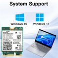 thumbnail image 5 of For Intel BE200 PCIE Wifi Adapter WiFi 7 8774Mbps Bluetooth 5.4 Gaming PC 2.4G/5G/6GHz Wireless Network Card(10DB), 5 of 5