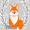 Fox Pattern, variant on Yayeee Kitchen Curtains Tier Pair Light Filtering 27"x24" Rod Pocket Short Cafe Window Panel, Yellow Floral